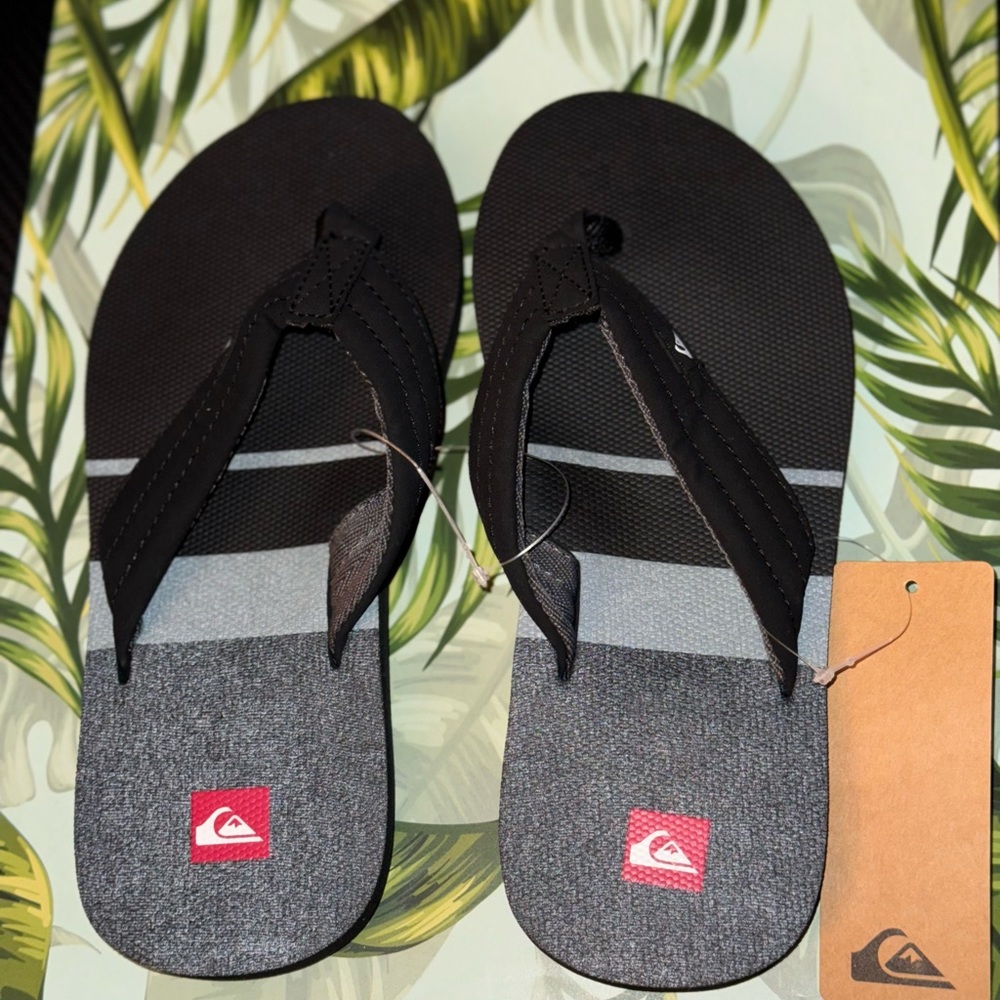 Quicksilver flip flops